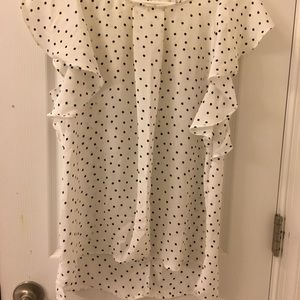 Elle Polka dot work blouse!